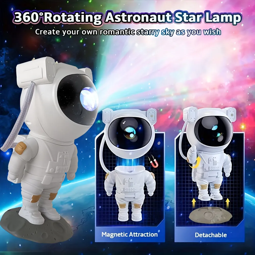 Proiettore stellare per astronauti Luce notturna - Proiettore spaziale Nebulosa stellata Lampada per proiezione a soffitto con t