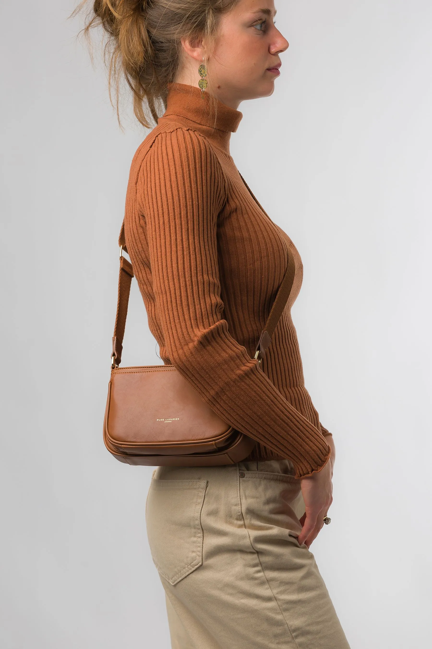 Pure Luxuries London Bree - Borsa a tracolla in pelle nappa
