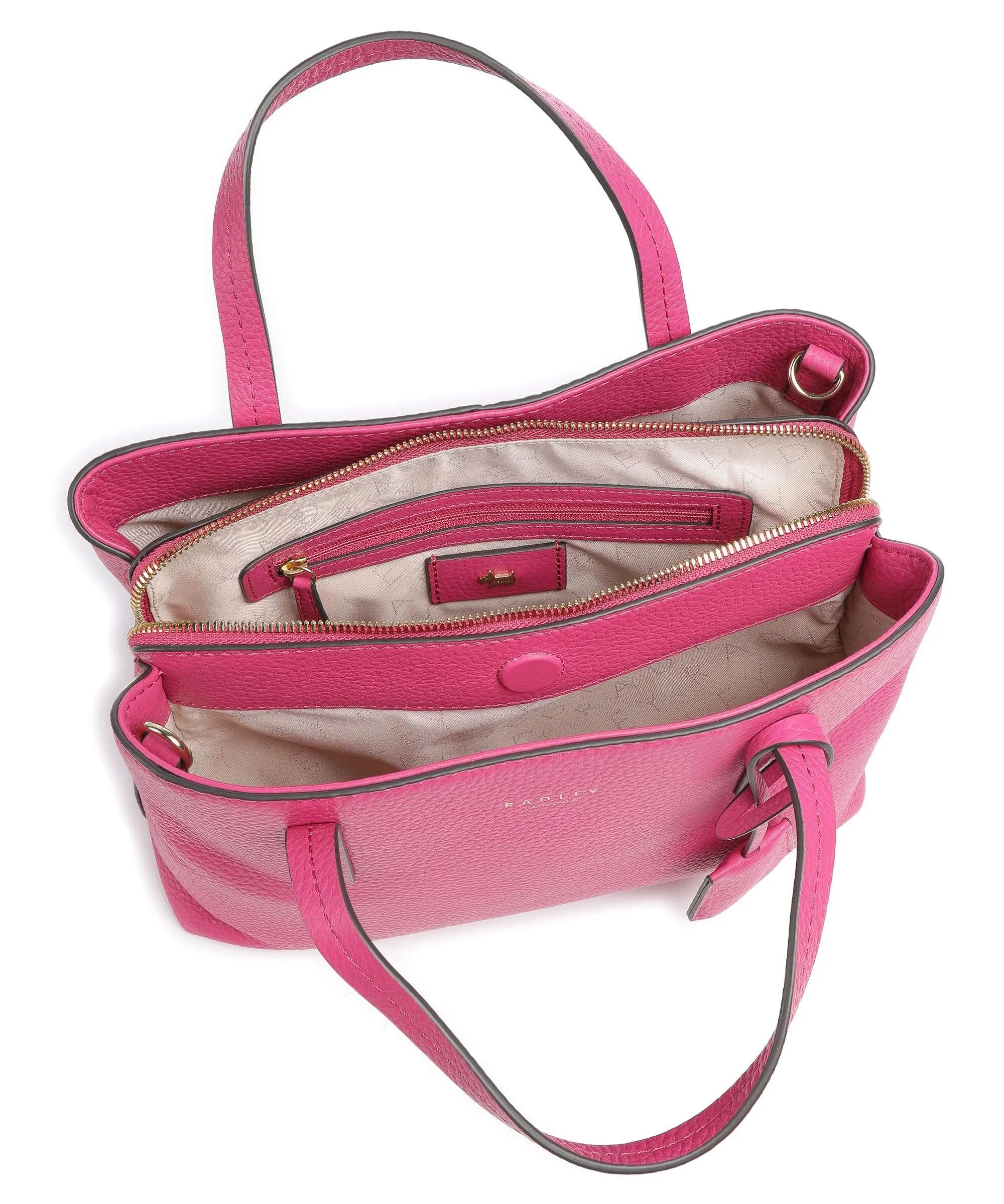 Radley London Dukes Place Borsa a mano pelle granulata pink  