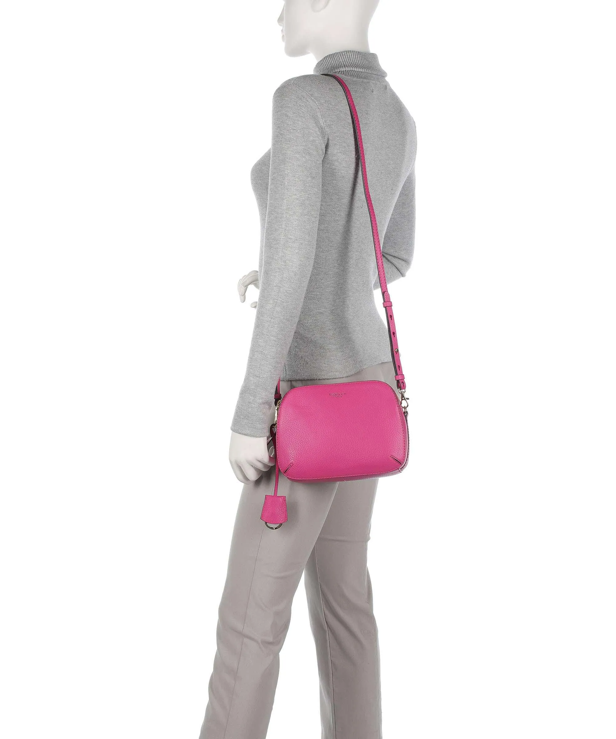 Radley London Dukes Place Borsa a tracolla pelle a grana fine pink  