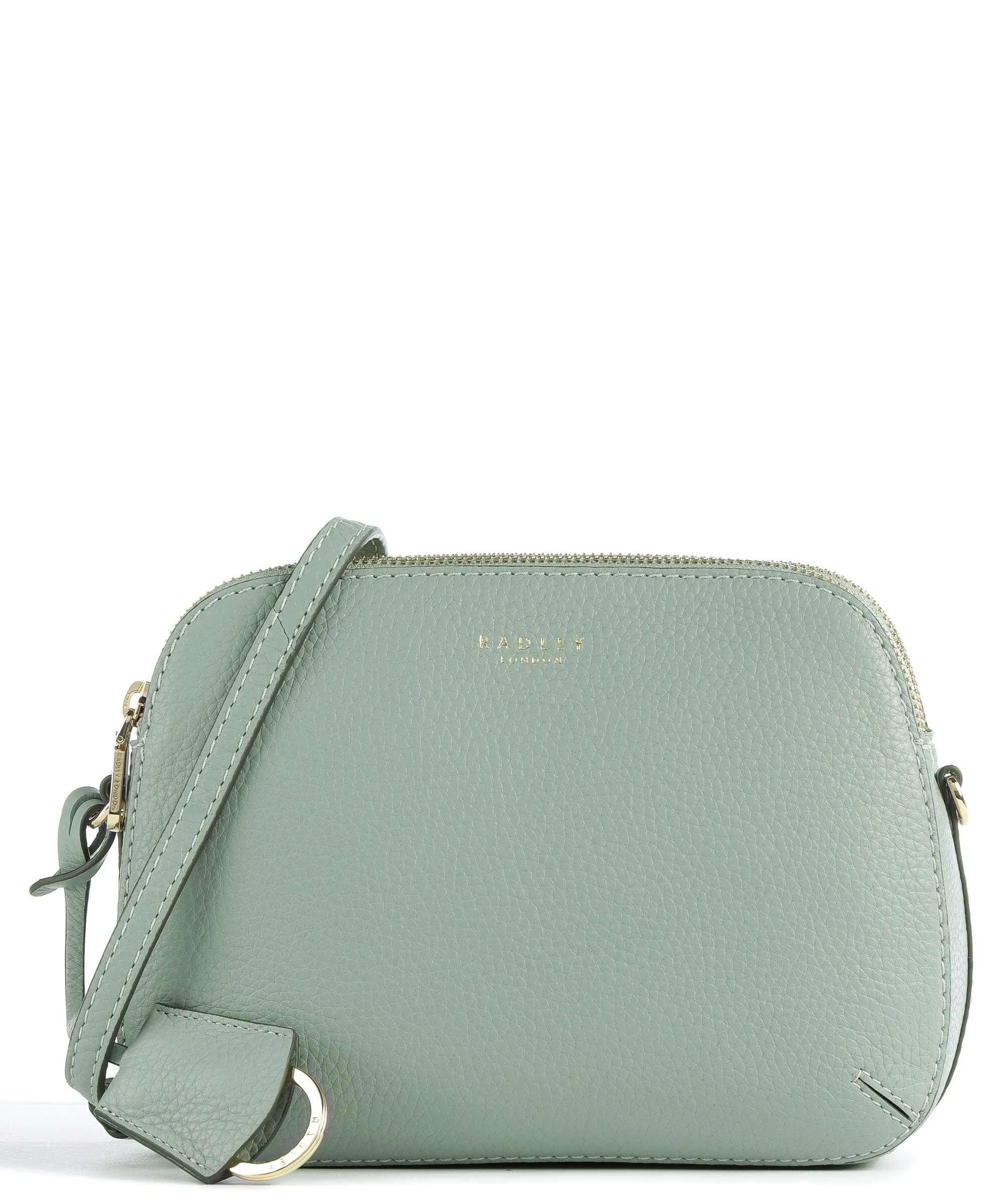  Radley London Dukes Place Borsa a tracolla pelle a grana fine verde  