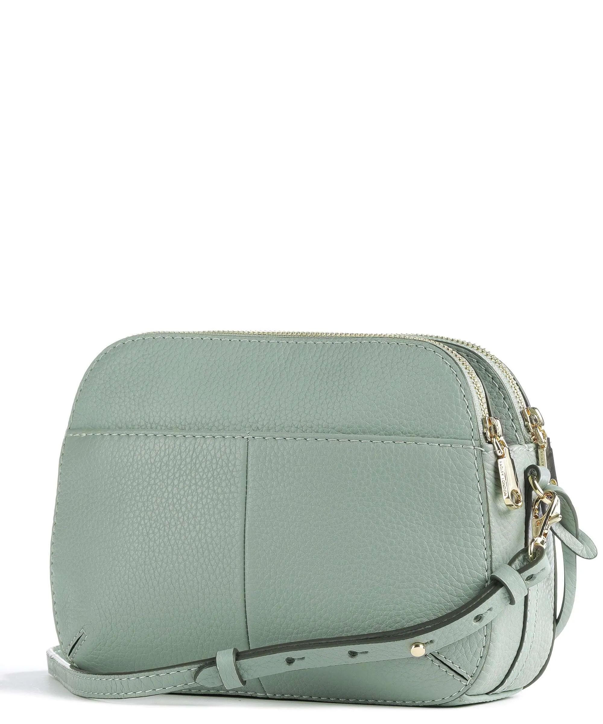  Radley London Dukes Place Borsa a tracolla pelle a grana fine verde  