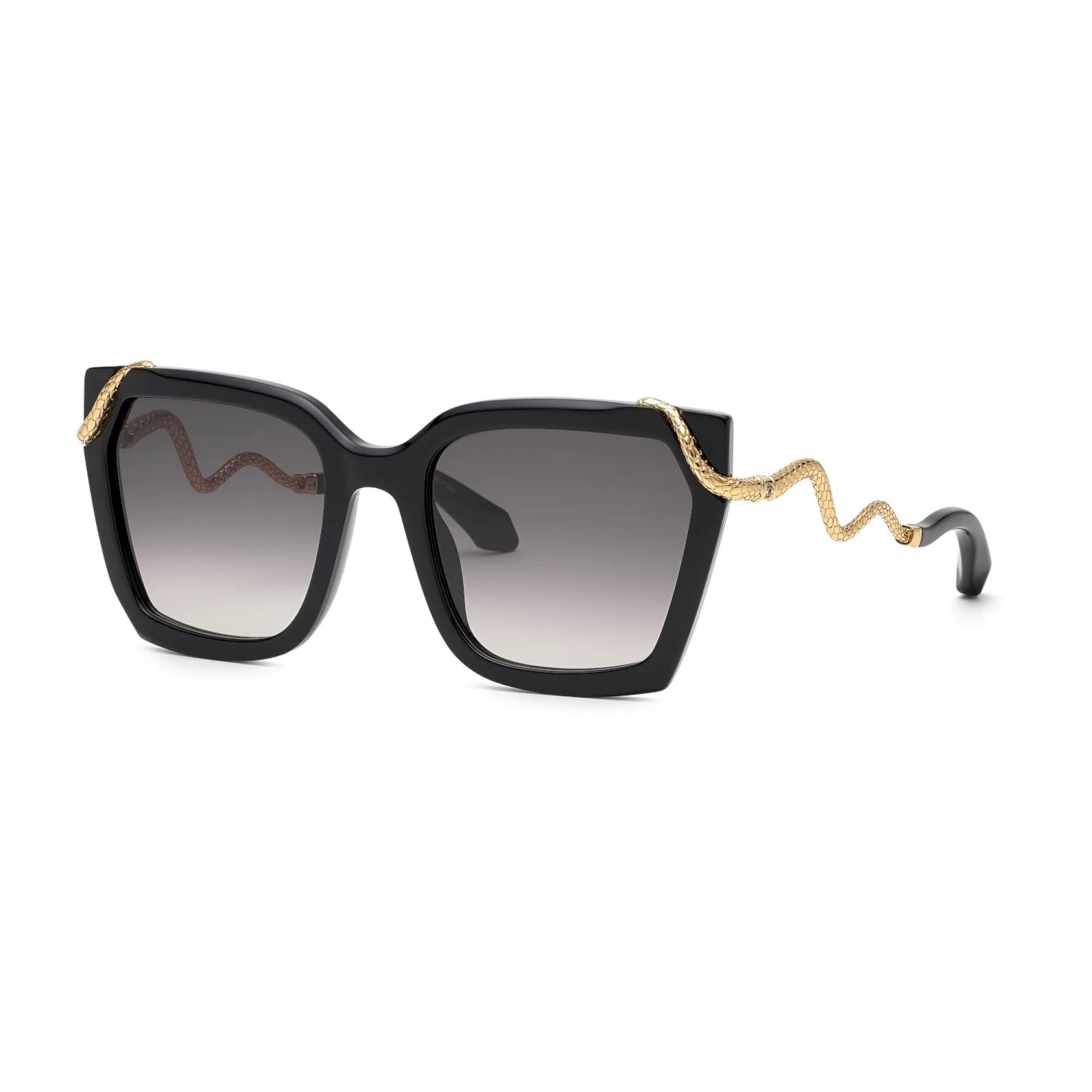   Roberto Cavalli SRC034M - 0700 Nero Lucido | Occhiale Da Sole Donna 