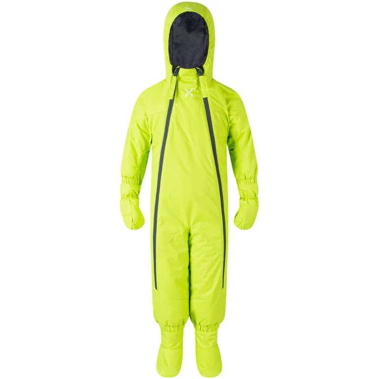 Snow Overall Baby Tuta Sci Completo Bambino Verde Lime Piombo