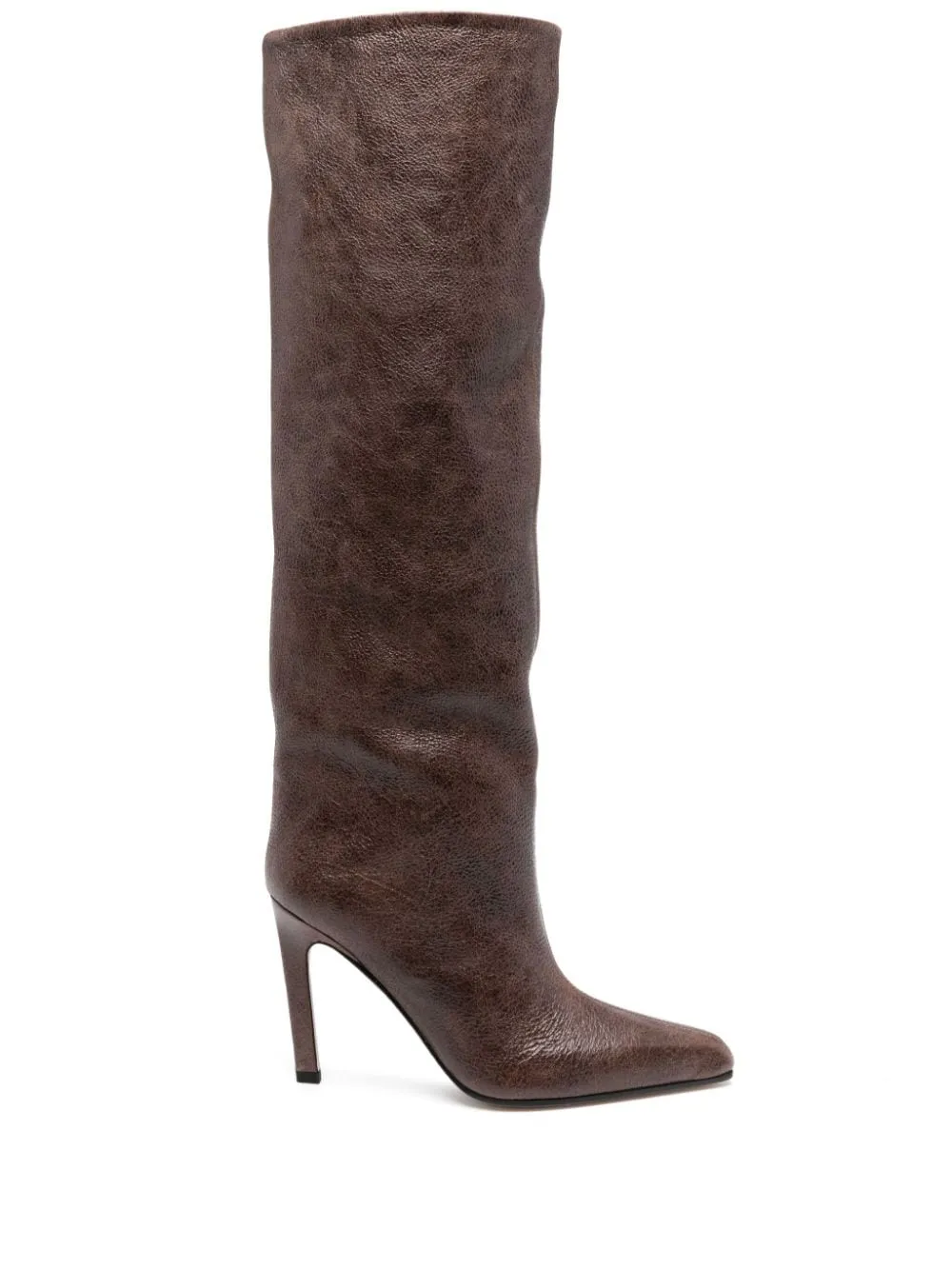 Stivali al ginocchio in marrone - donna