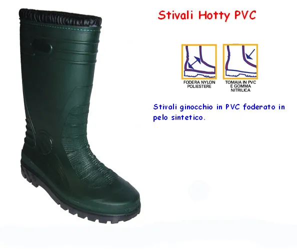 Stivali HOTTY pvc int. pelo
