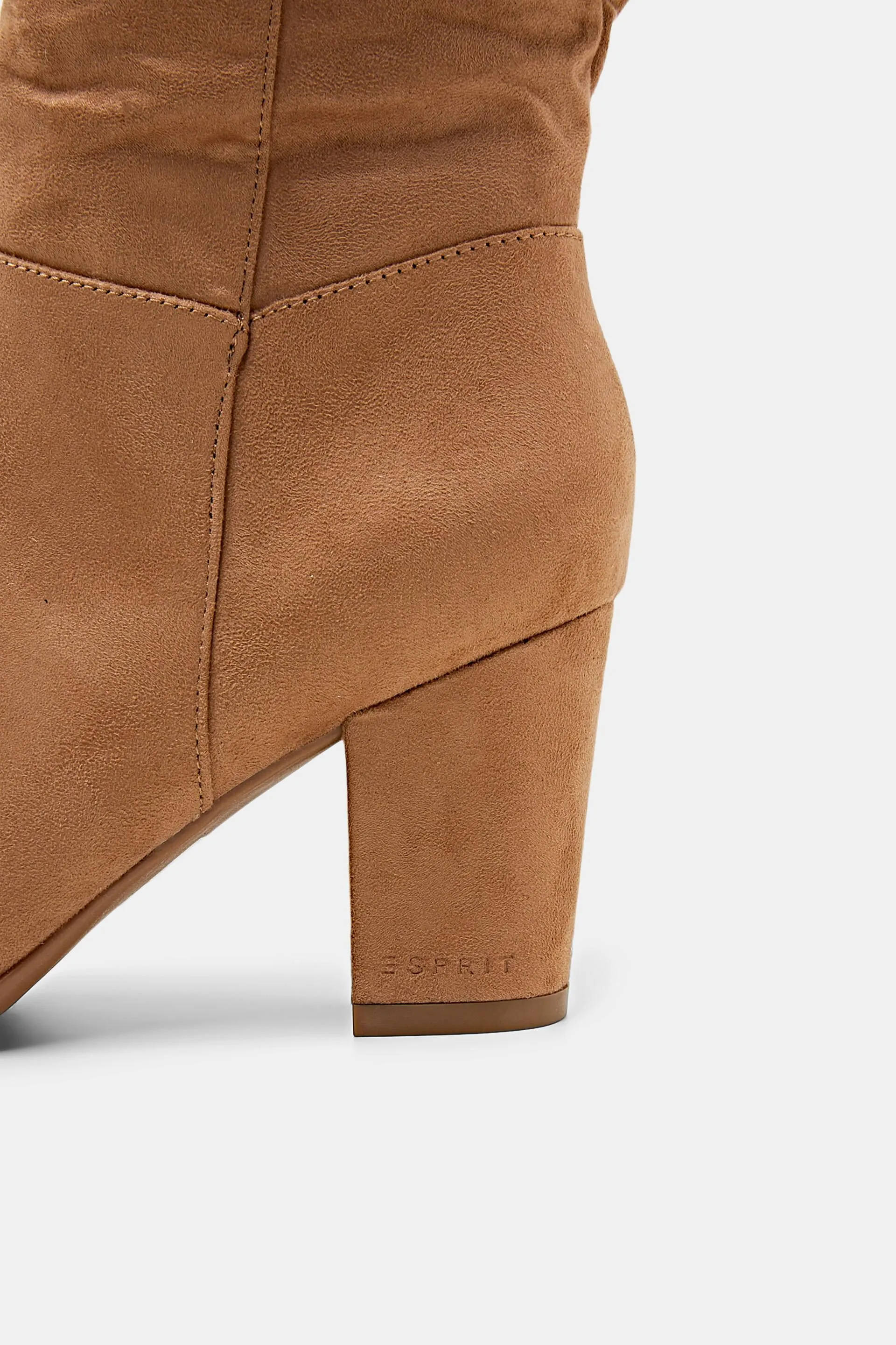 Stivali slouchy in similpelle scamosciata