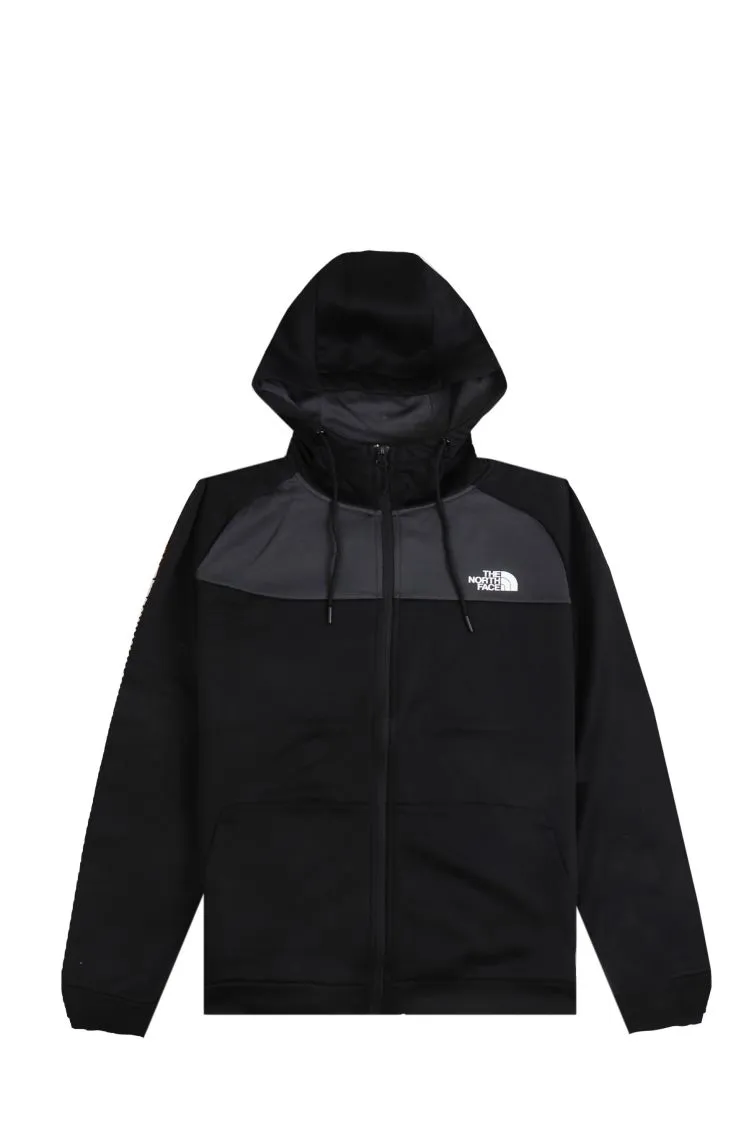 THE NORTH FACE REAXION F/Z HOODIE NF0A7Z9O TNF BLACK/ASPHA