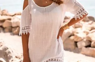 TUNICA BECCY - BIANCO