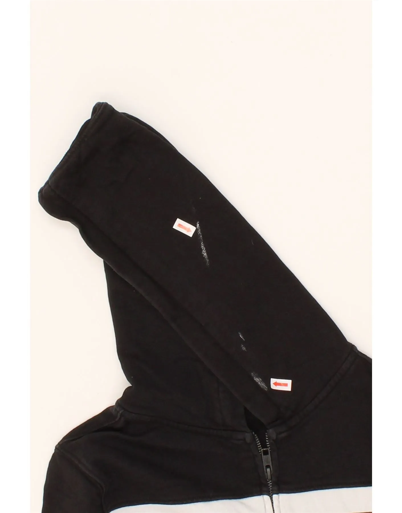 VANS Womens Zip Hoodie Sweater UK 10 Small Multicoloured Colourblock