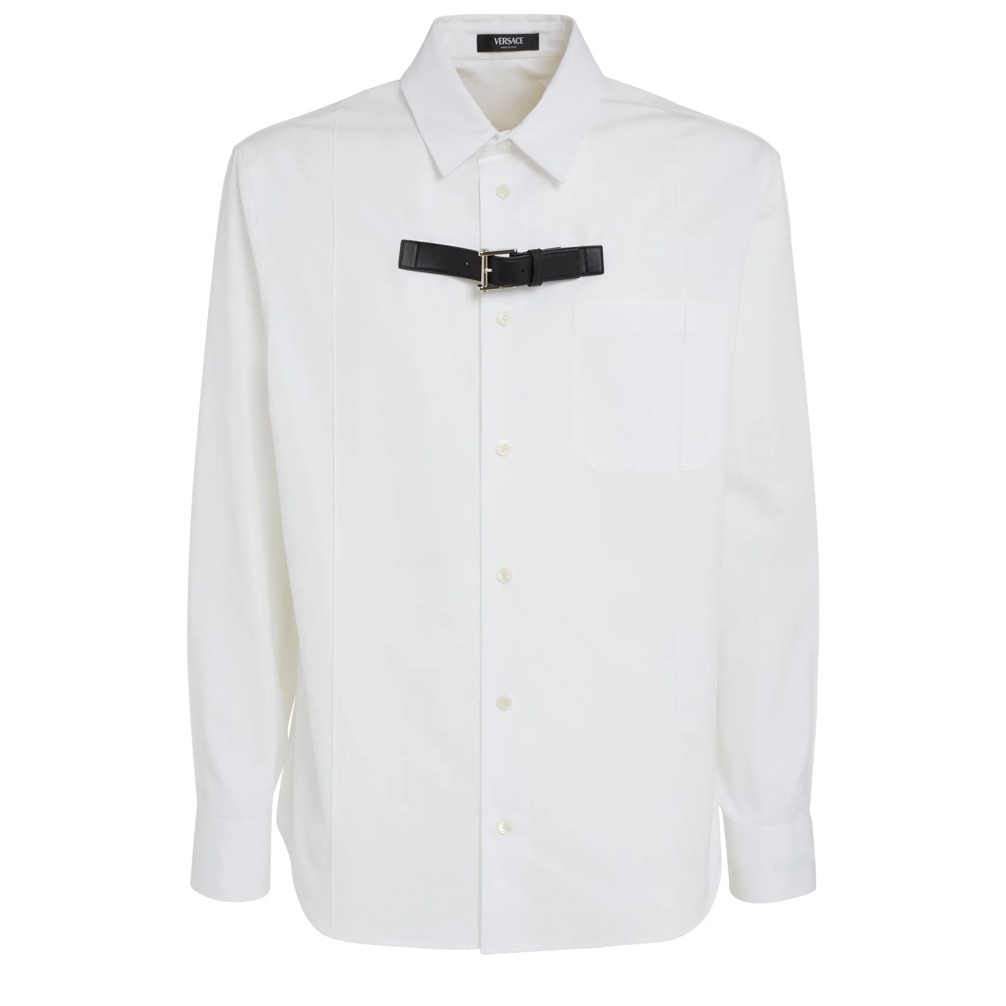 VERSACE  Camicia in cotone bianca