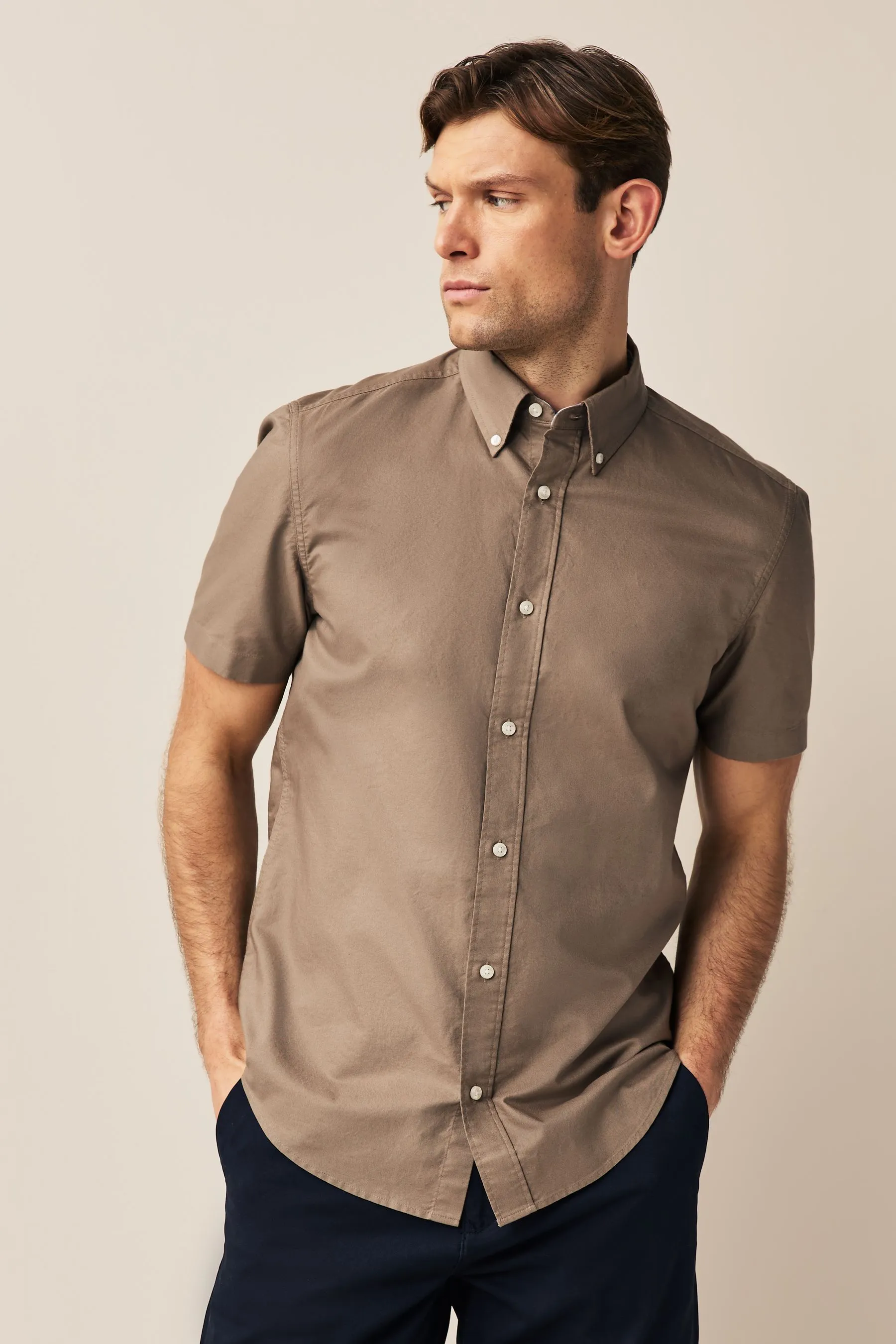 Vestibilità regular - Camicia Oxford a maniche corte