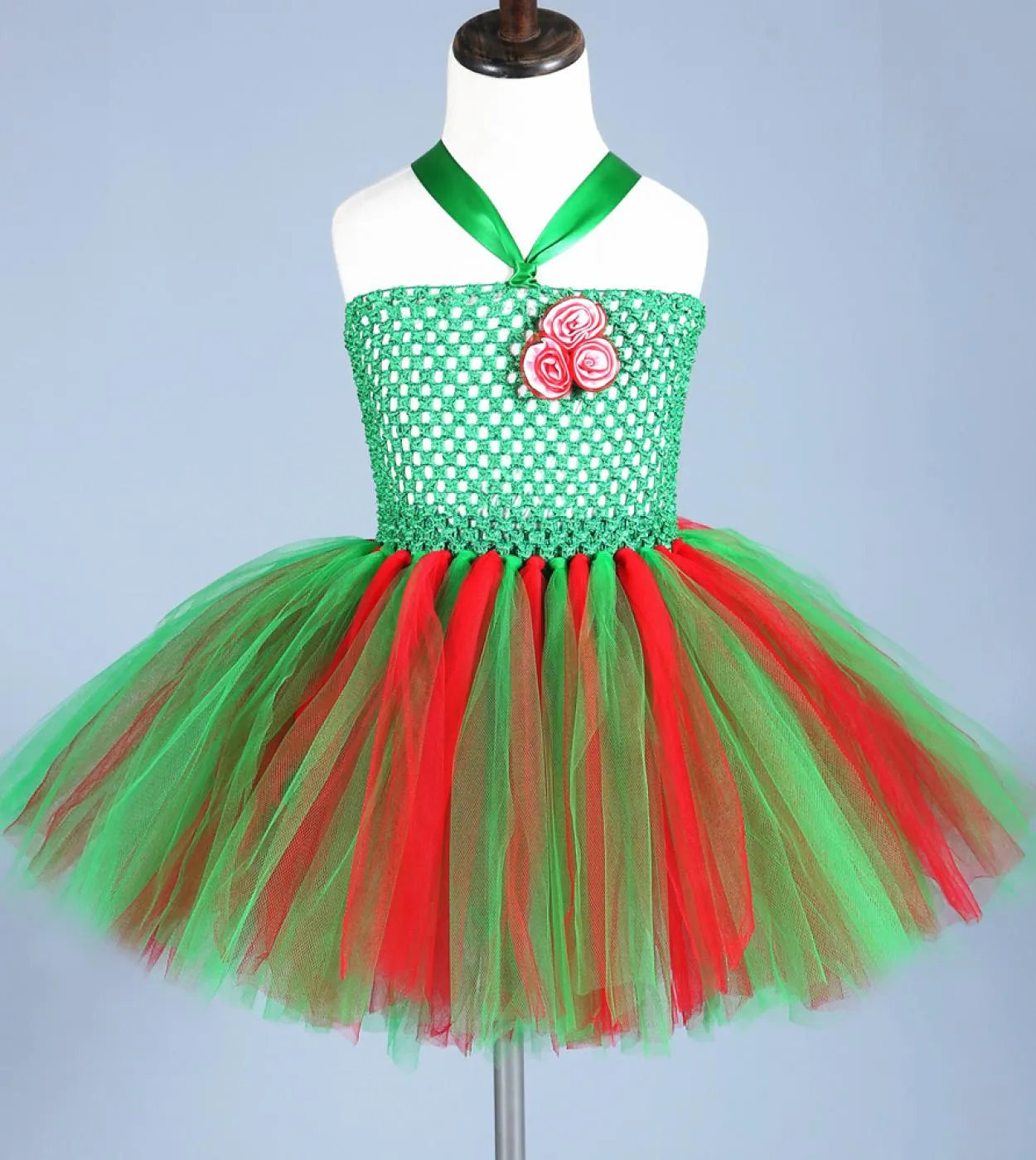 Vestito da tutu natalizio per neonate con calze Fascia per capelli Costume da festa di Natale per bambina Abiti da capodanno Ves