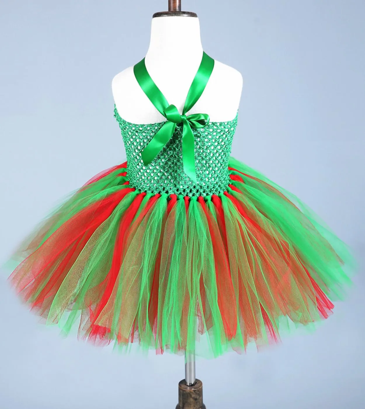 Vestito da tutu natalizio per neonate con calze Fascia per capelli Costume da festa di Natale per bambina Abiti da capodanno Ves