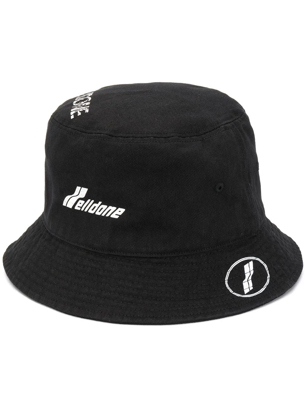 WE11DONE Cappello a secchiello con stampa
